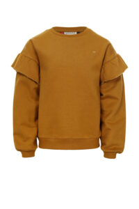 Meisjes sweater oker ruffle | Looxs Little