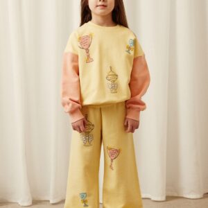 Mini Rodini sweater Trophies geel