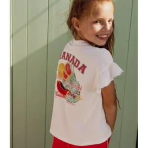 Mouwloze sweater offwhite – Looxs Little