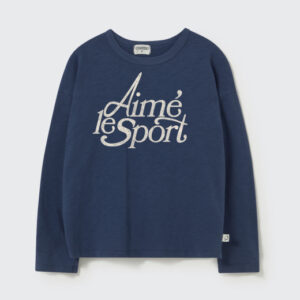 Blauwe trui met sporttekst cozmo