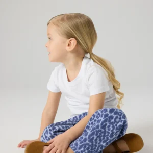 Meisjes mom jeans leopard – trendy broek Name It