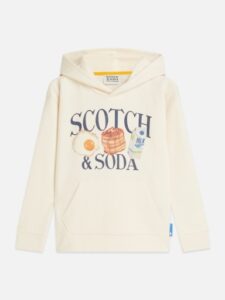 Scotch and Soda hoodie crème