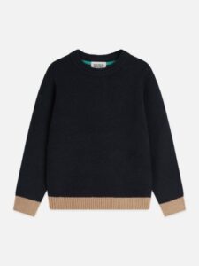 Scotch and Soda Soft knit regularfit pullover sky captain blauw