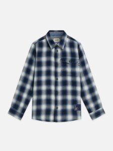 Scotch and Soda double faced check regularfit shirt sky captain check