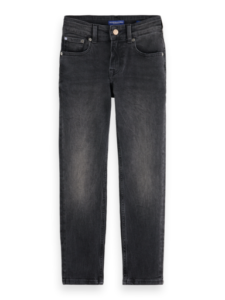 Scotch and Soda Dean loose tapered jeans black night black night zwart