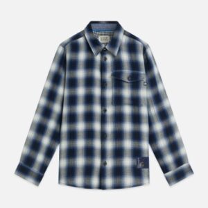Scotch and Soda double faced check regularfit shirt sky captain check