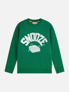 Scotch and Soda relaxed fit sweatshirt groen