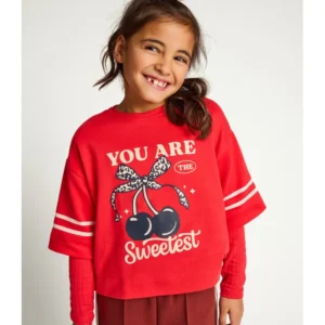LOOXS REVOLUTION Little interlock t-shirt fire