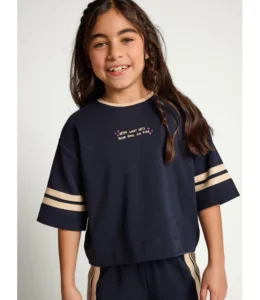 LOOXS REVOLUTION Little interlock t-shirt night blue
