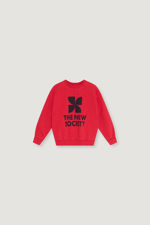 the new society sweatshirt chinese red