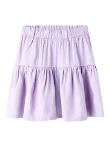Lila meisjesrok met elastische taille – Name It