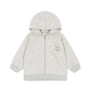Konges Sløjd Lou sequin sweat hoodie  Grey Melange