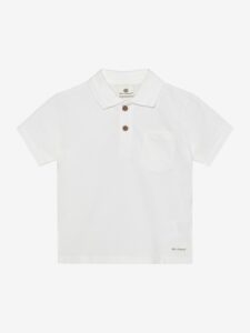 Witte polo En Fant jongen Tijdloze klassieker van zachte katoen