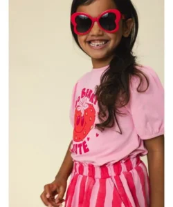 Looxs Revolution Little T-shirt Soft Pink So Berry Cute
